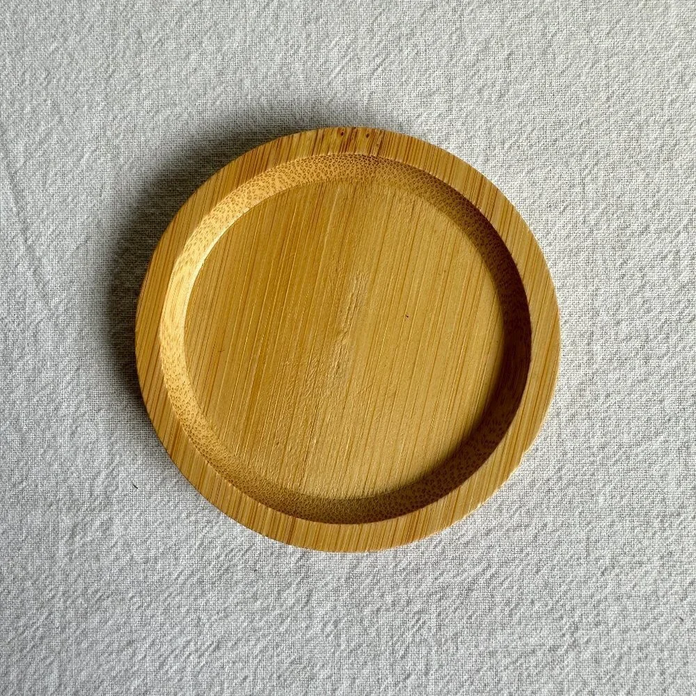 Wooden Bamboo Plant Saucer Drip Tray